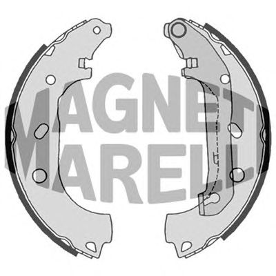 MAGNETI MARELLI 360219198328 -  Барабанные тормозные колодки